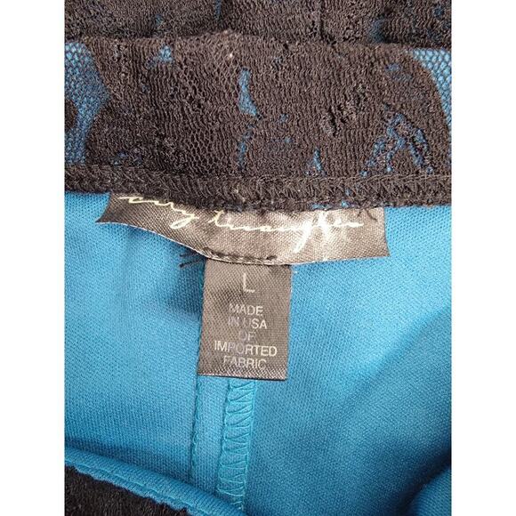 VTG City Triangles Dress Large Black Lace Bow Spaghetti Straps Y2K Fairy Grunge - Picture 7 of 9